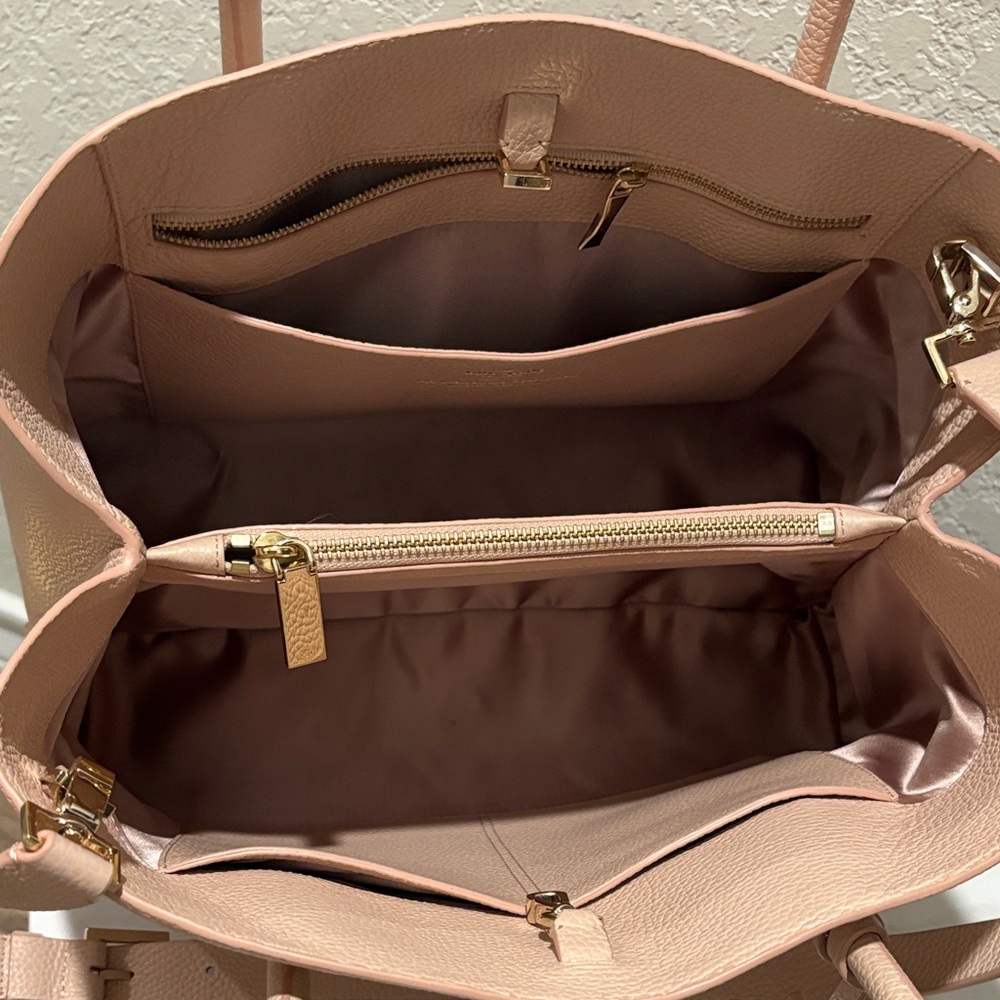 Kate Spade Large Madison Ave.Pebbled Leather Tote in Light Blush - Picture 7 of 13